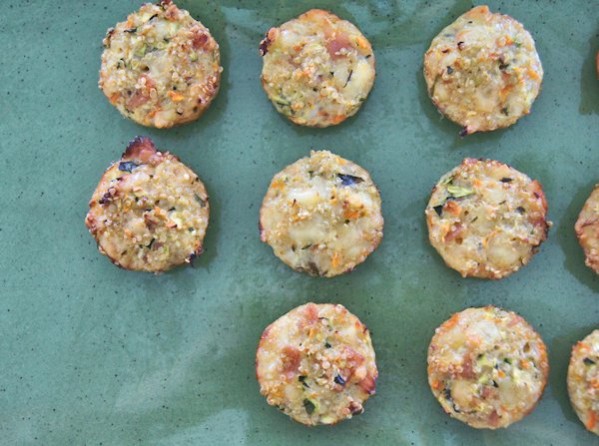 quinoa and ham muffins