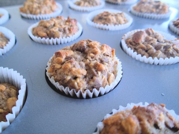 almond acai muffins