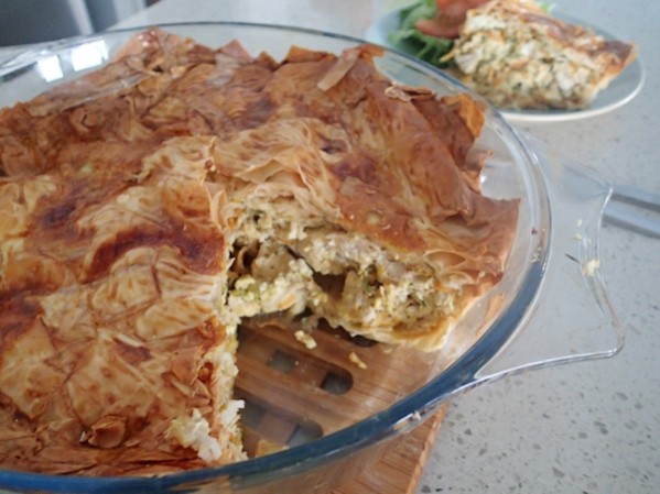 Healthy Chicken Filo Pie